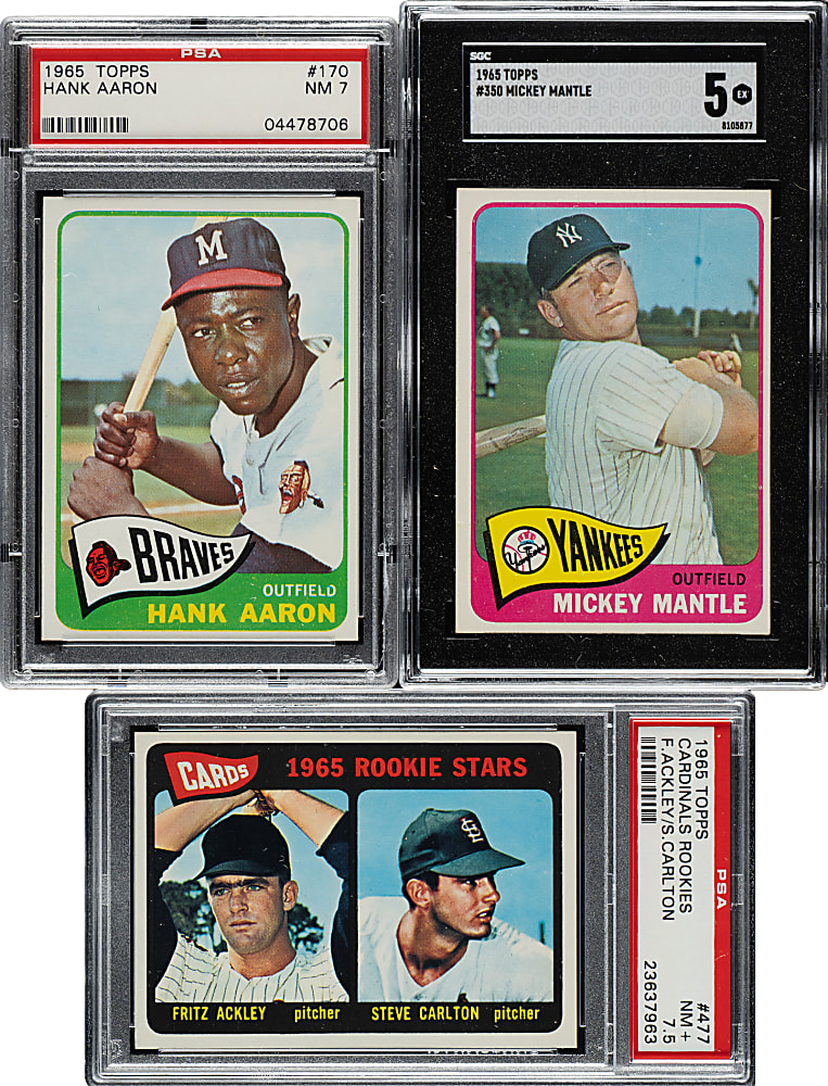 1965 Topps Complete Set (598) Including 116 PSA- and SGC-Graded Cards