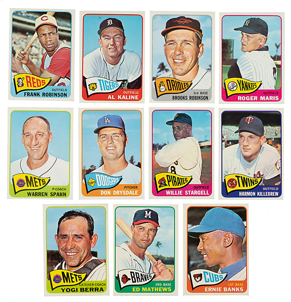 1965 Topps Complete Set (598) Including 116 PSA- and SGC-Graded Cards