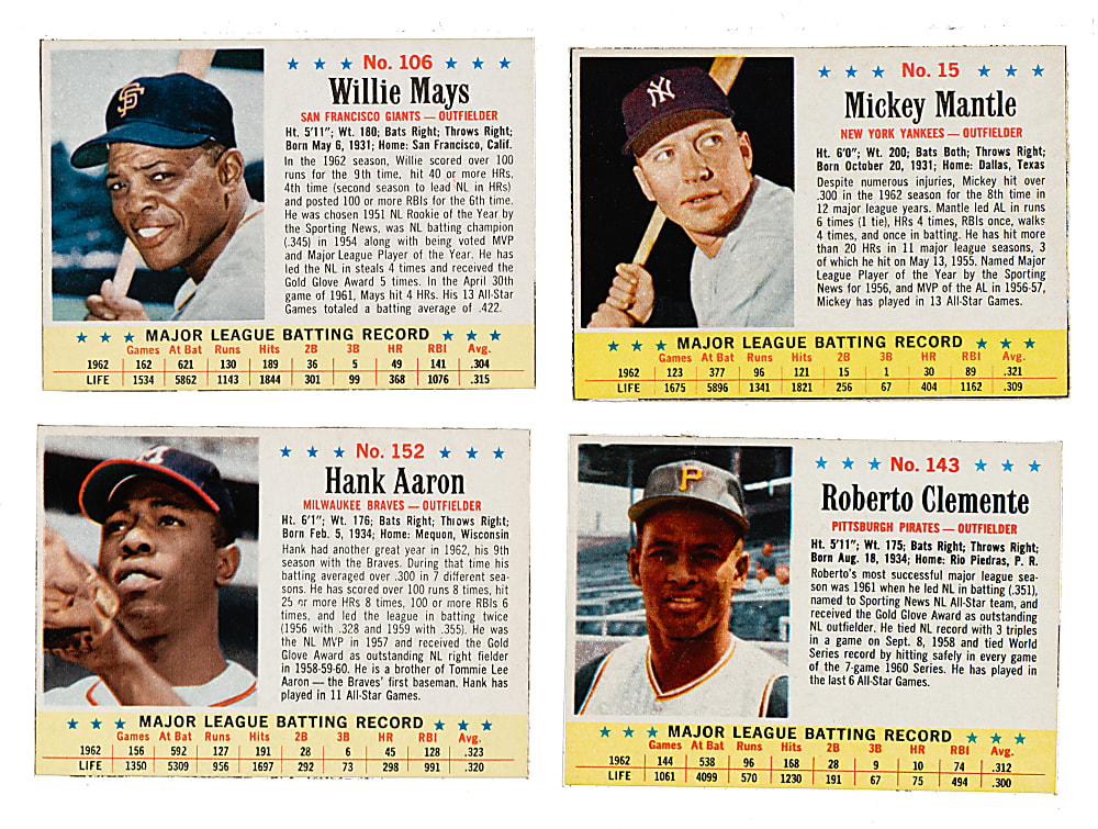 1963 Post Cereal Complete Set (200)