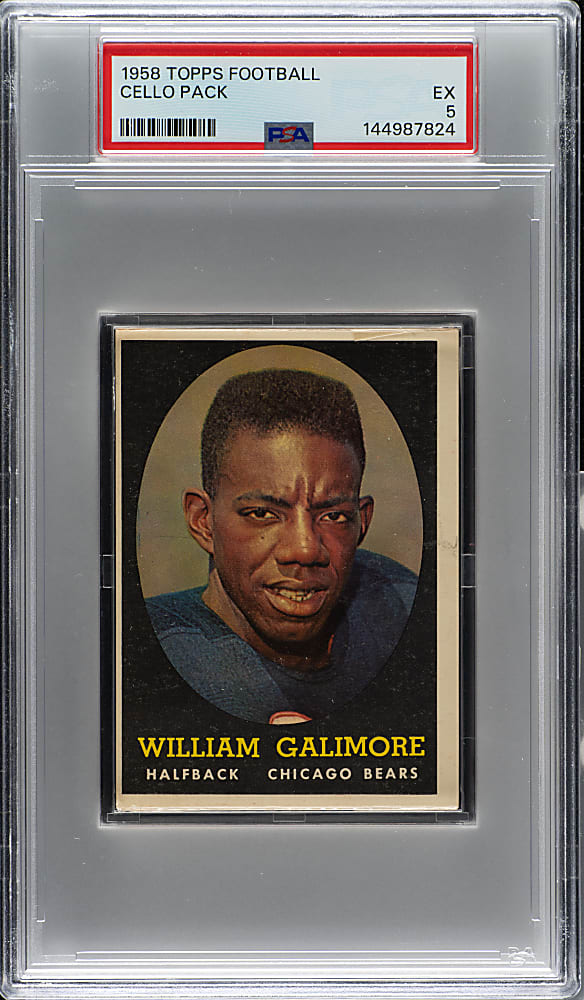 1958 Topps Football Unopened Cello Pack PSA EX 5
