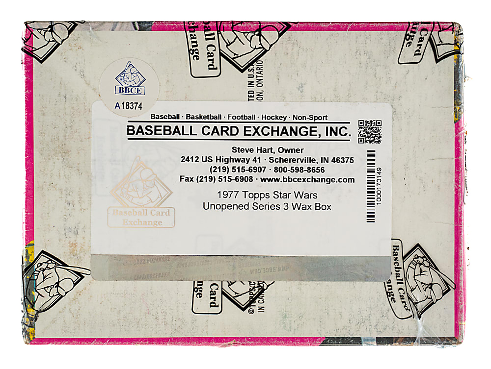1977 Topps "Star Wars" Third Series Unopened Wax Box (36 Packs) - BBCE