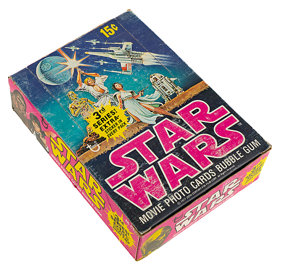 1977 Topps "Star Wars" Third Series Unopened Wax Box (36 Packs) - BBCE