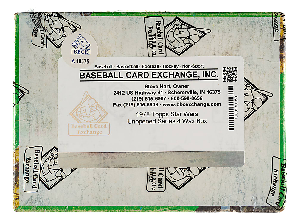 1978 Topps "Star Wars" Fourth Series Unopened Wax Box (36 Packs) - BBCE