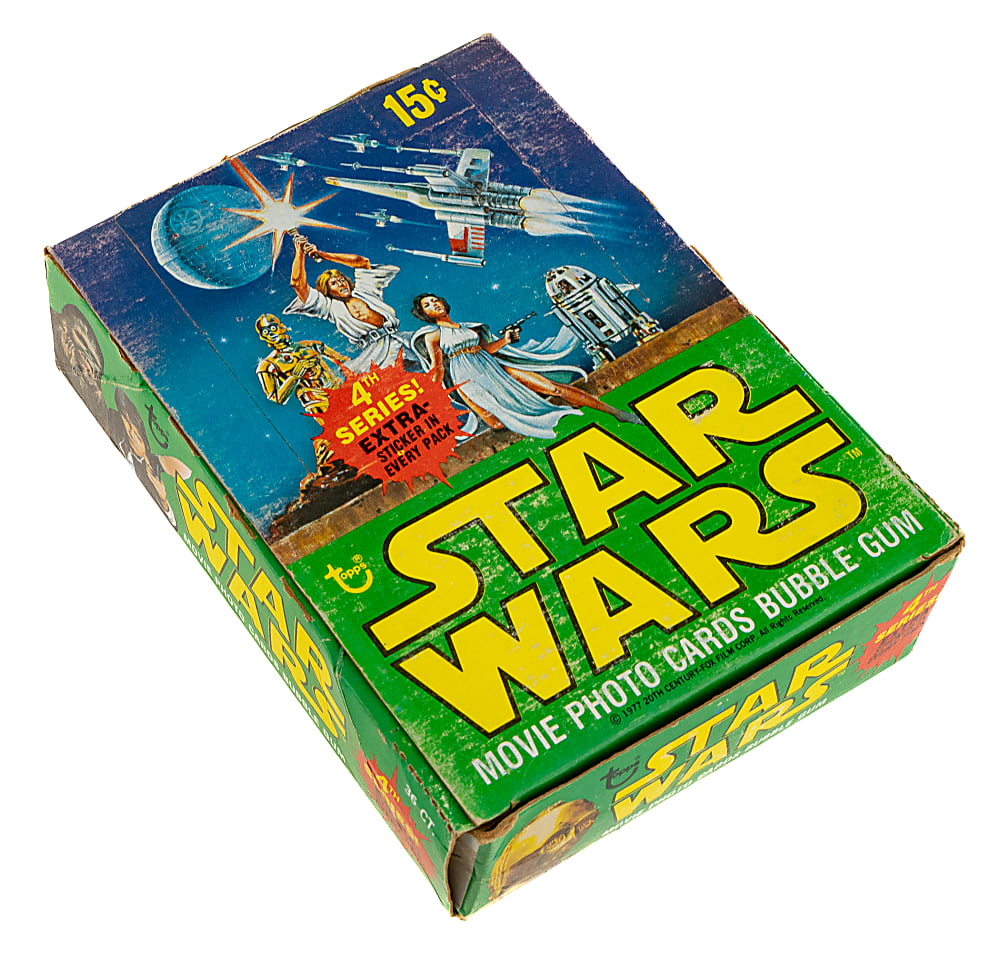 1978 Topps "Star Wars" Fourth Series Unopened Wax Box (36 Packs) - BBCE