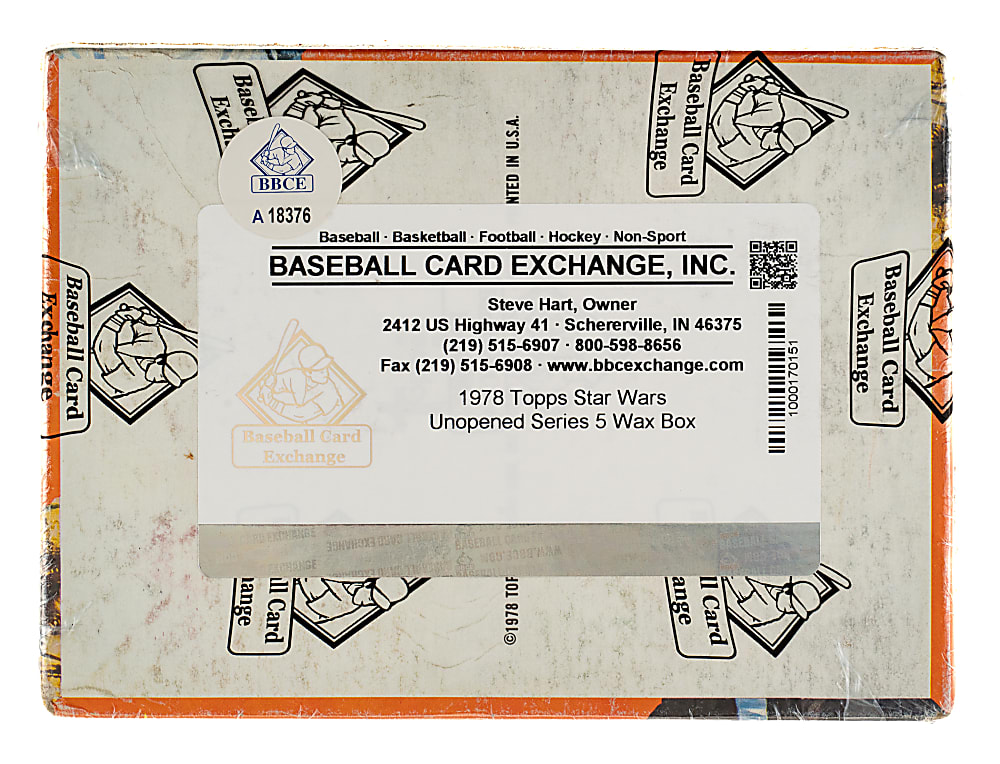 1978 Topps "Star Wars" Fifth Series Unopened Wax Box (36 Packs) - BBCE