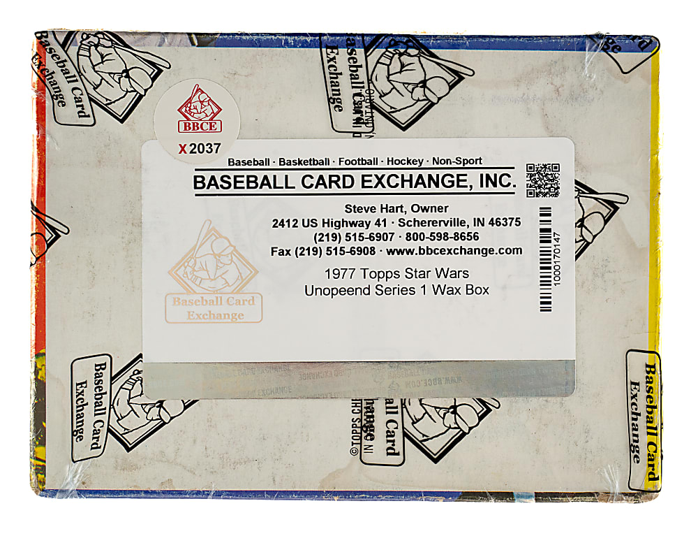 1977 Topps "Star Wars" First Series Unopened Wax Box (36 Packs) - BBCE