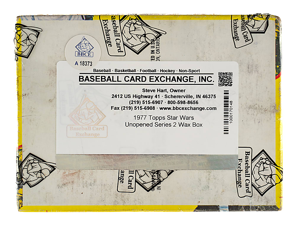 1977 Topps "Star Wars" Second Series Unopened Wax Box (36 Packs) - BBCE