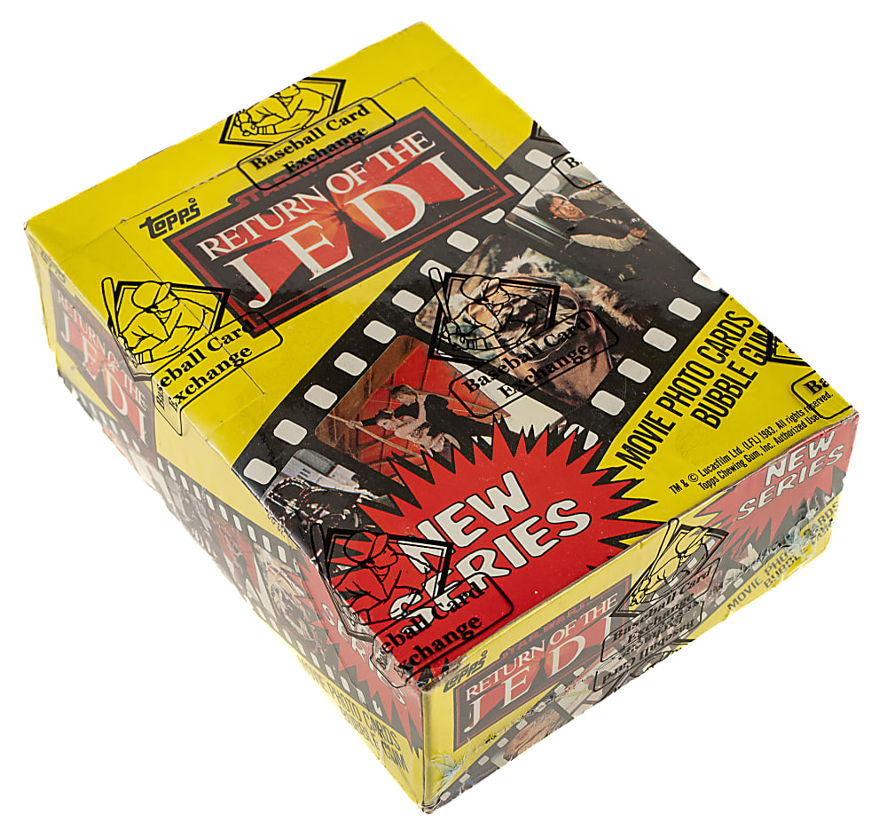 1983 Topps "Star Wars: Return Of the Jedi" Second Series Unopened Wax Box (36 Packs) - BBCE