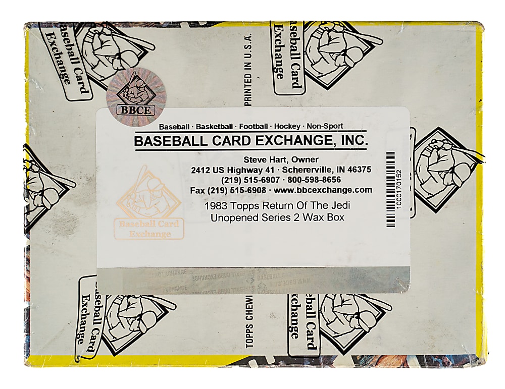 1983 Topps "Star Wars: Return Of the Jedi" Second Series Unopened Wax Box (36 Packs) - BBCE
