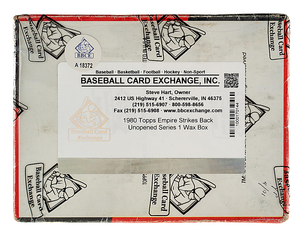 1980 Topps "Star Wars: The Empire Strikes Back" First Series Unopened Wax Box (36 Packs) - BBCE
