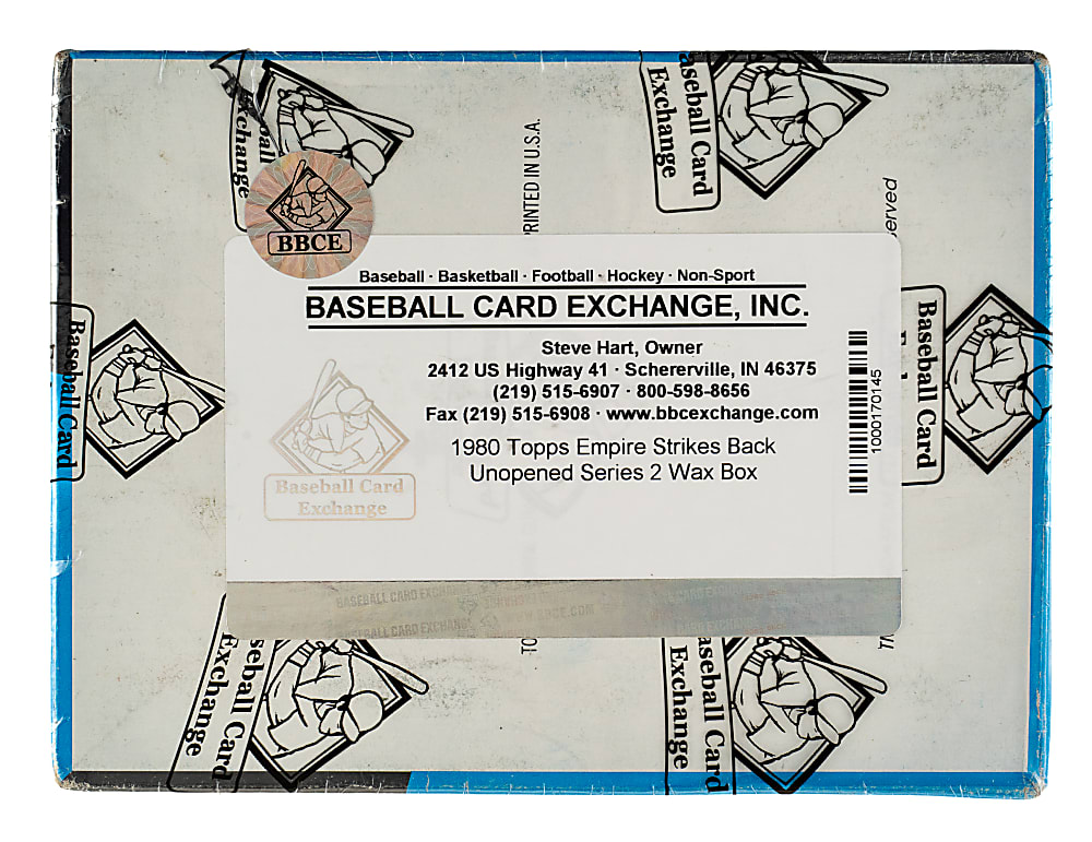 1980 Topps "Star Wars: The Empire Strikes Back" Second Series Unopened Wax Box (36 Packs) - BBCE