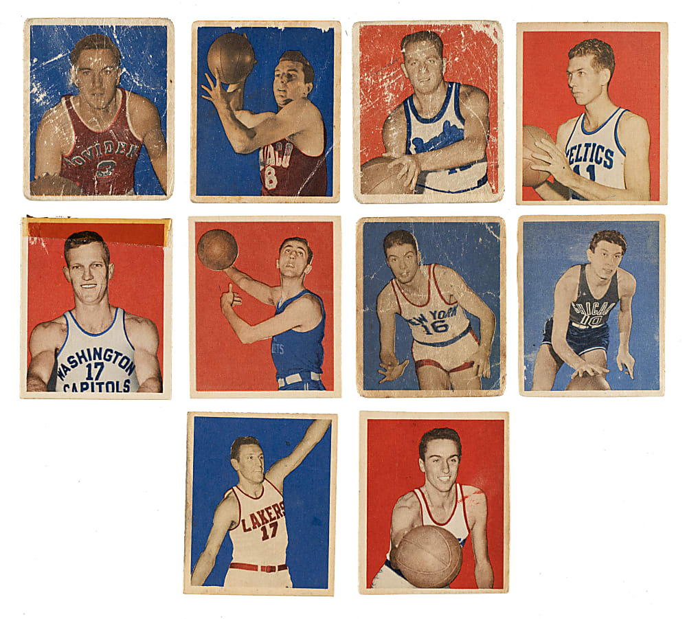 1948 Bowman Basketball Near-Complete Set (69/72)