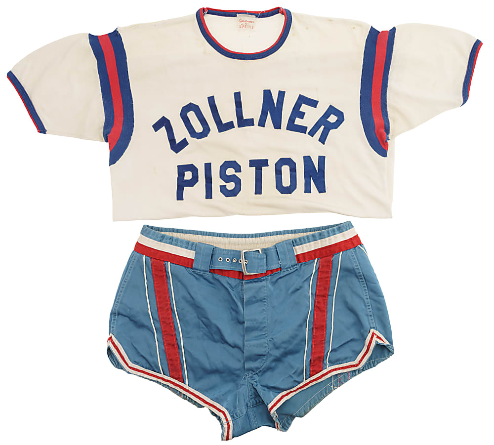 Circa 1941-1947 Fort Wayne Zollner Pistons Basketball Warm-Up Uniform - MEARS