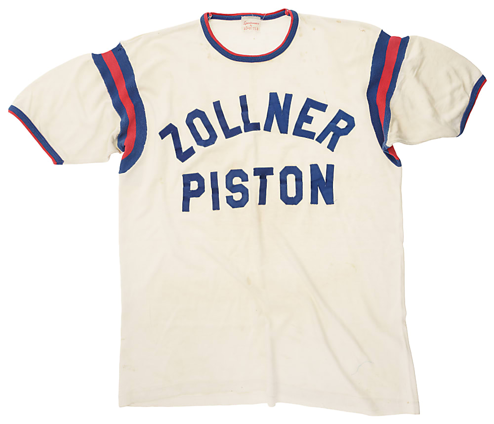 Circa 1941-1947 Fort Wayne Zollner Pistons Basketball Warm-Up Uniform - MEARS