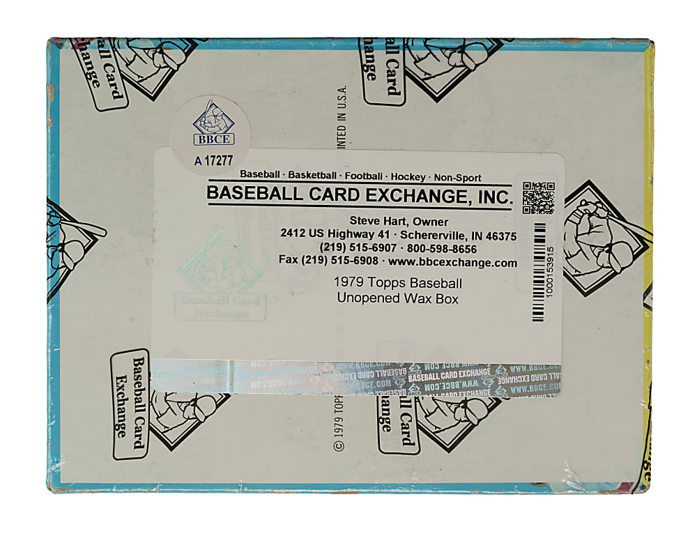 1979 Topps Unopened Wax Box (36 Packs) - BBCE