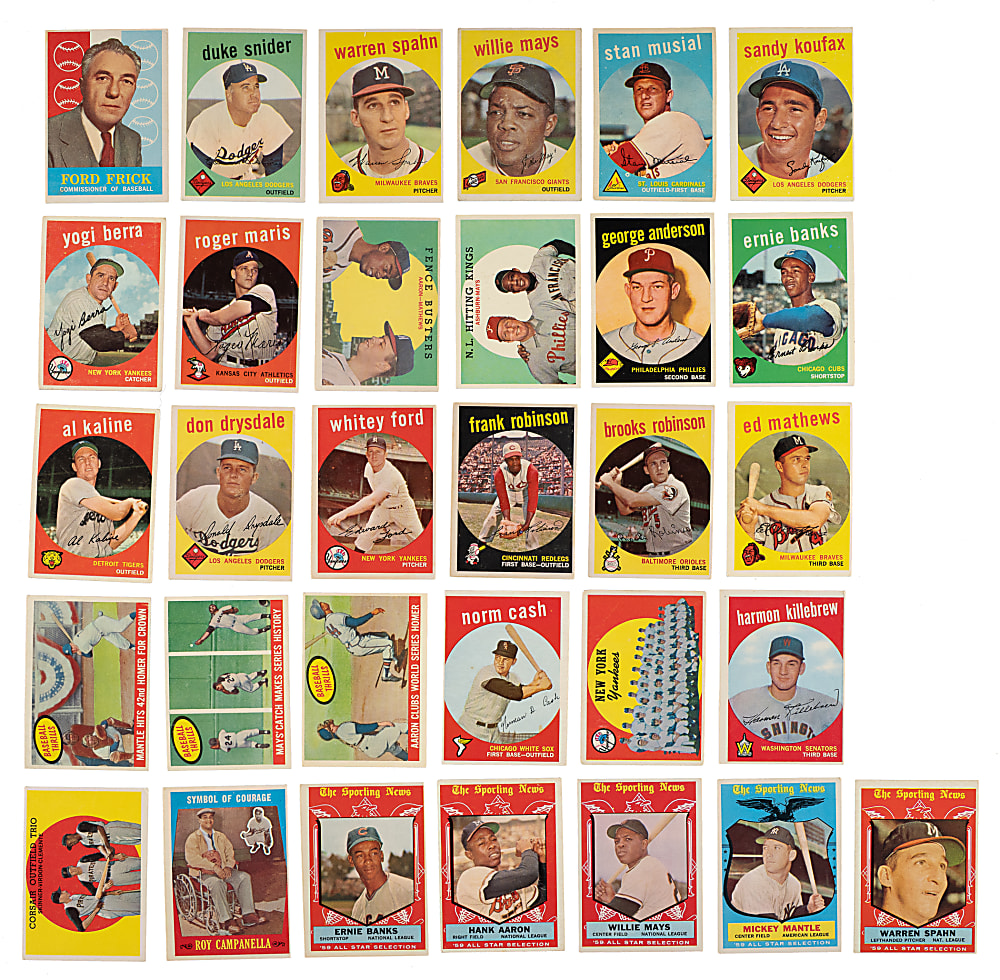 1959 Topps Complete Set (572)