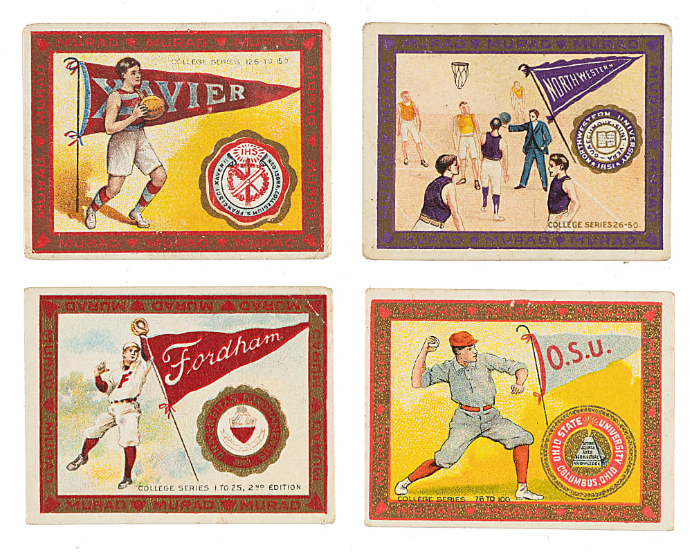 1909-1910 T51 Murad "College Series" Complete Set (150)