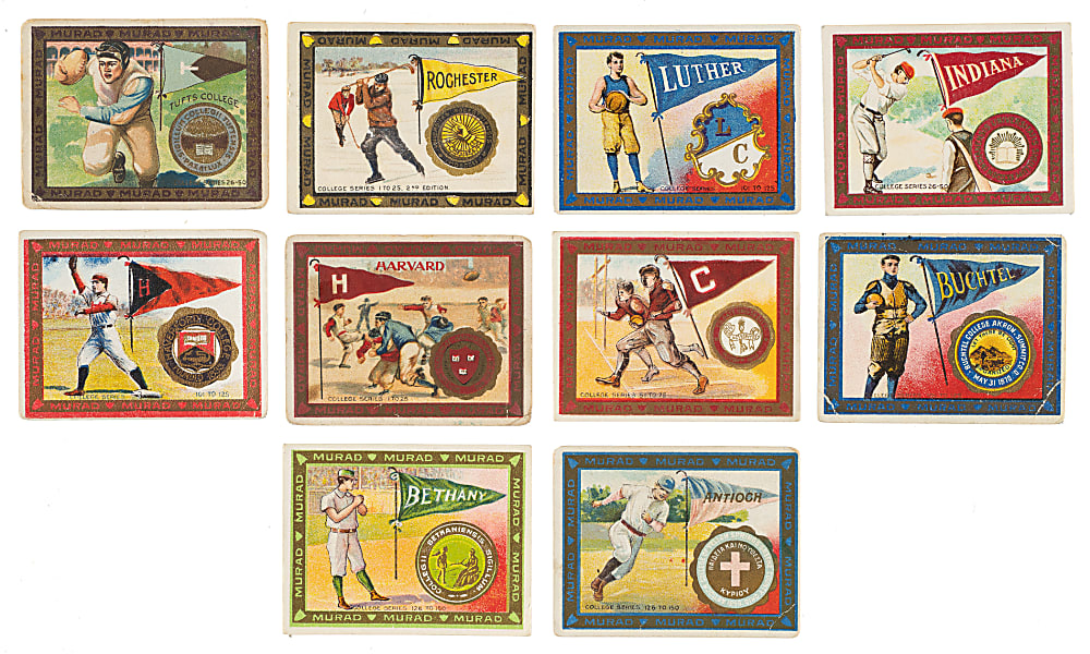 1909-1910 T51 Murad "College Series" Complete Set (150)
