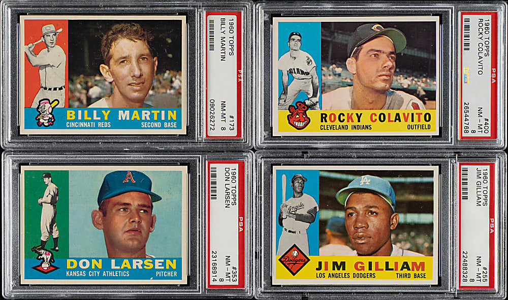 1960 Topps PSA NM-MT 8 Partial Set (276/572)