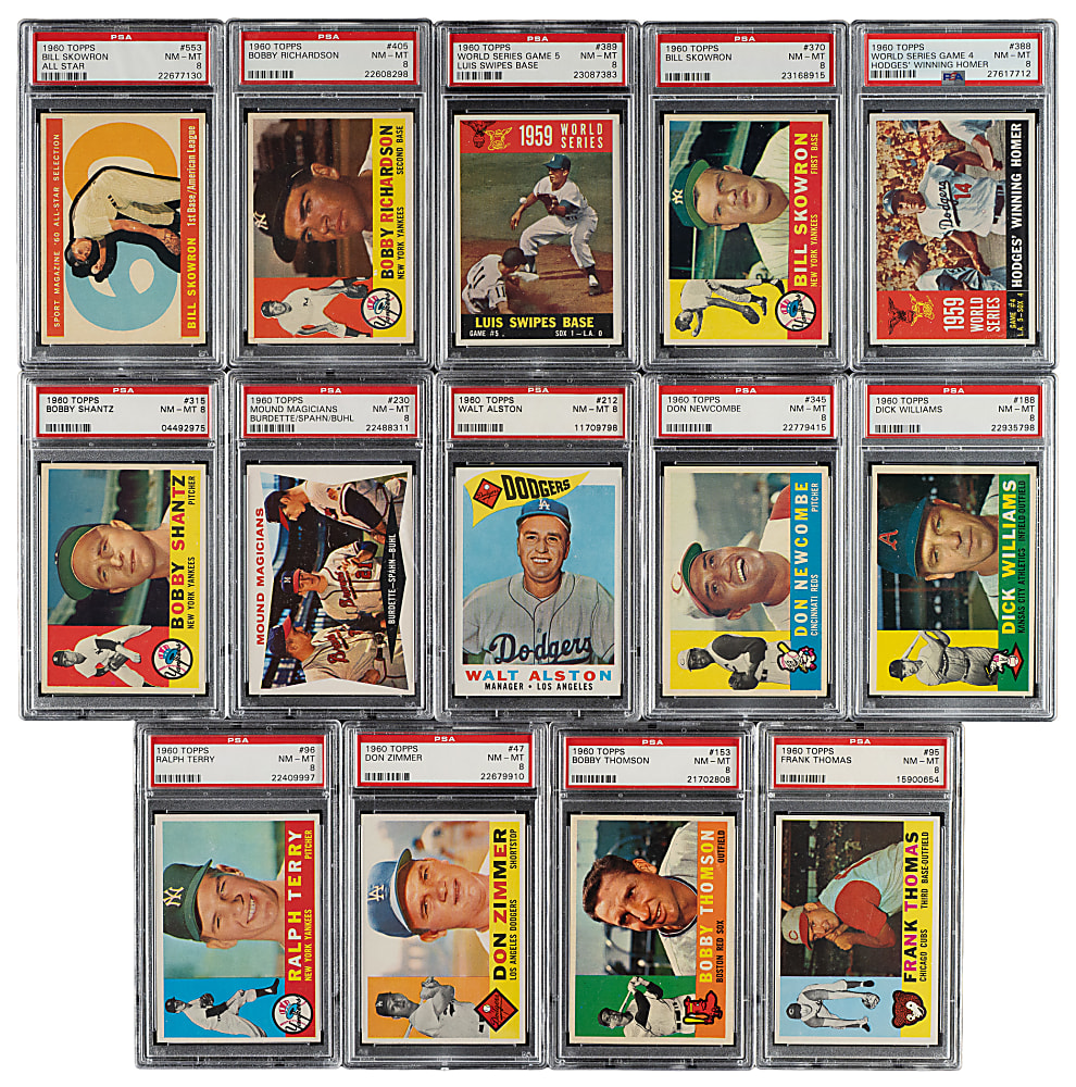 1960 Topps PSA NM-MT 8 Partial Set (276/572)
