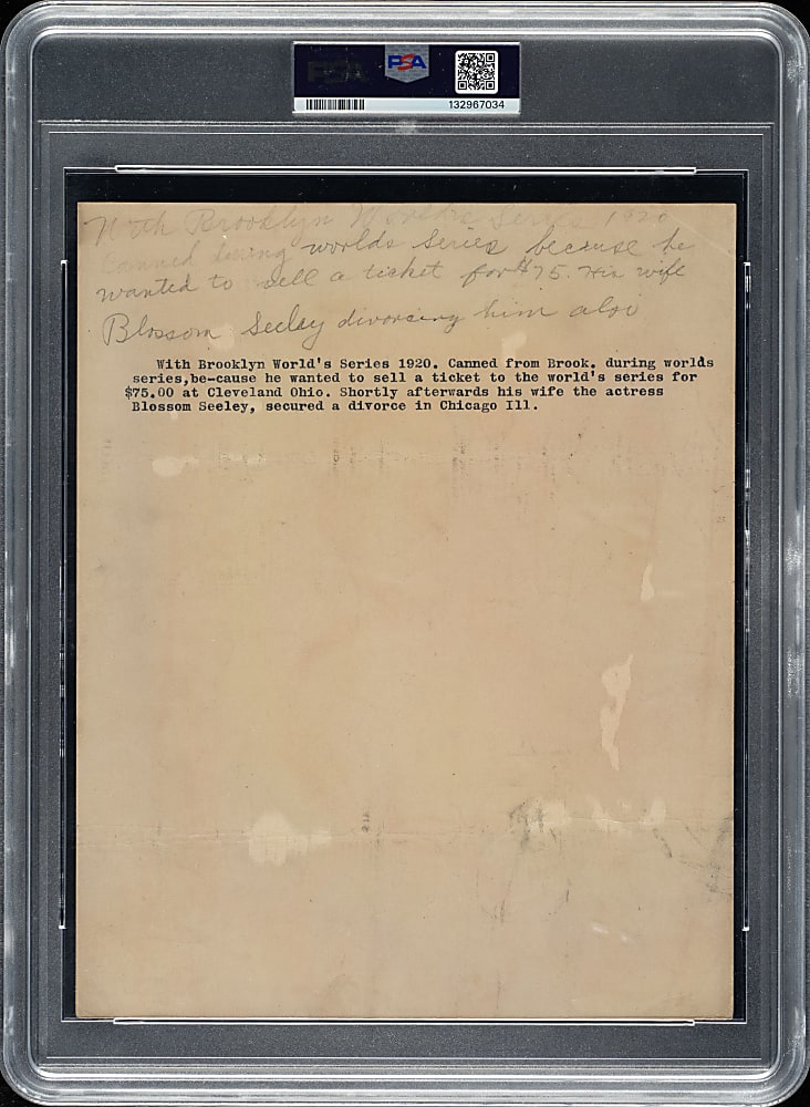 1909-1913 M101-2 Sporting News Supplement Rube Marquard PSA POOR 1 (MK)