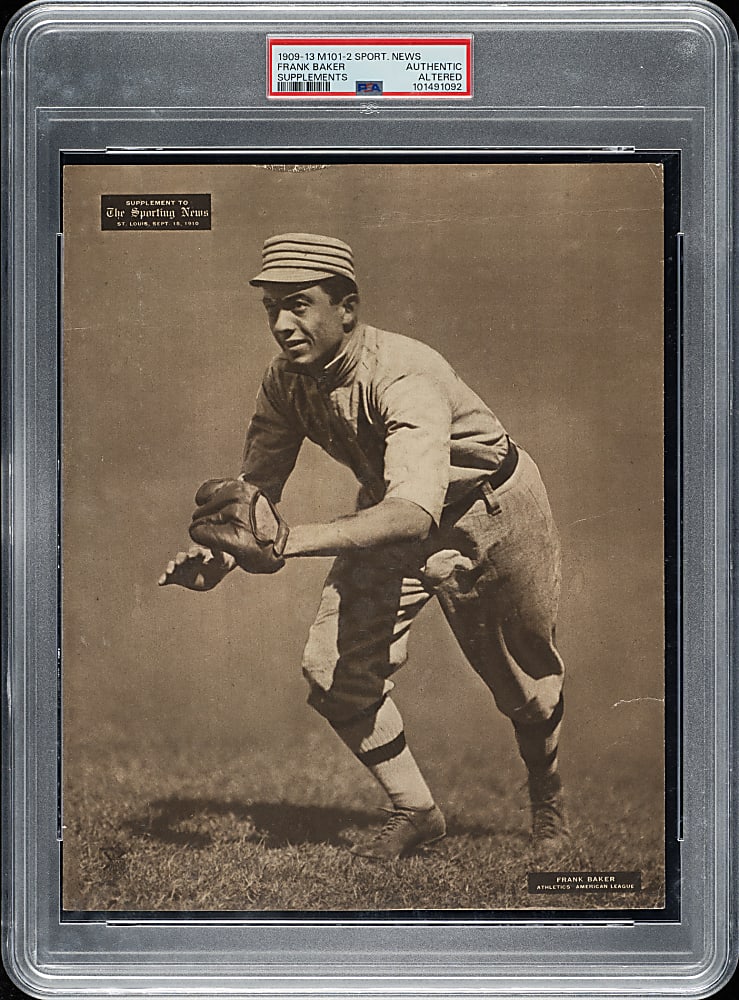 1909-1913 M101-2 Sporting News Supplement Frank Baker