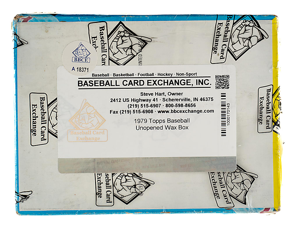 1979 Topps Unopened Wax Box (36 Packs) - BBCE