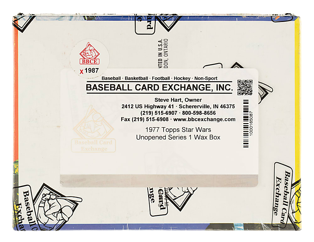 1977 Topps "Star Wars" First Series Unopened Wax Box (36 Packs) - BBCE