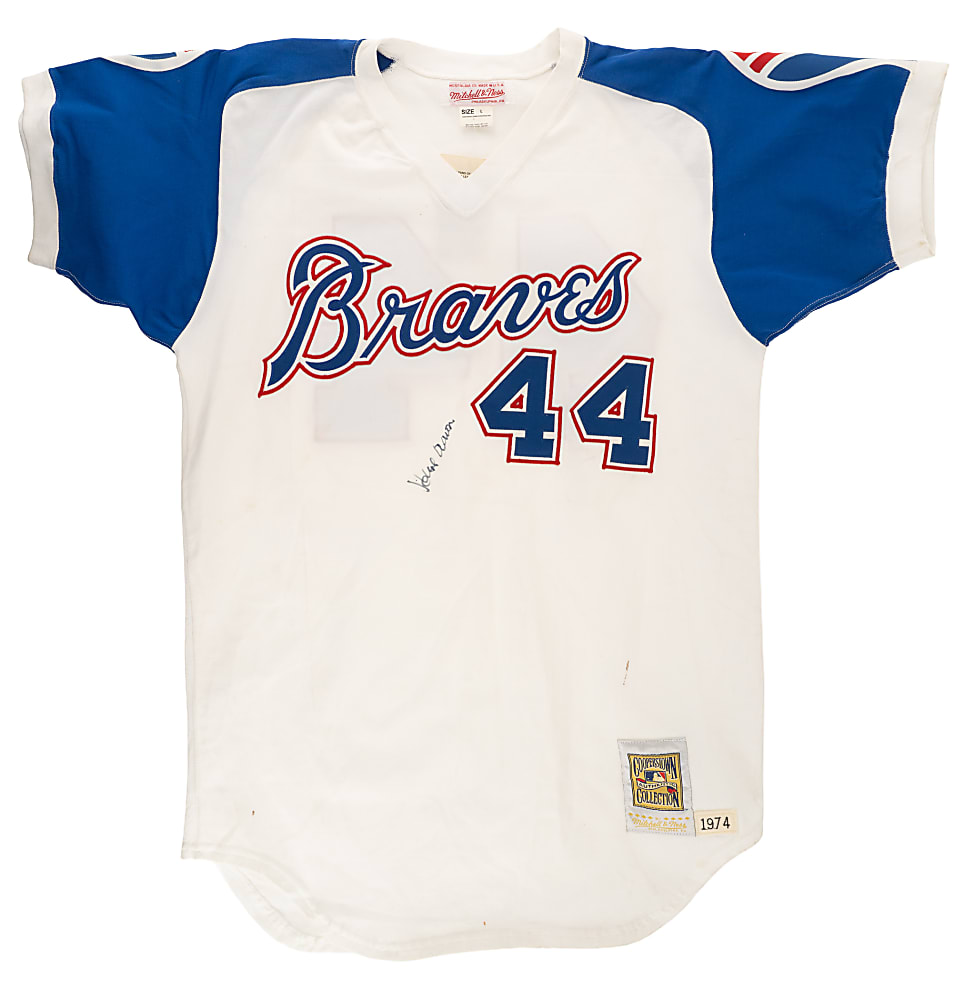 Hank Aaron Signed Atlanta Braves Jersey - JSA