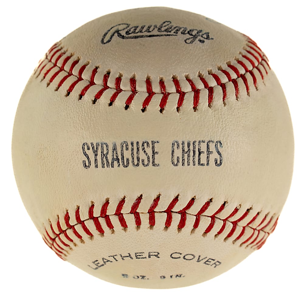 Elston Howard Signed Baseball - Displays as a Single - PSA/DNA