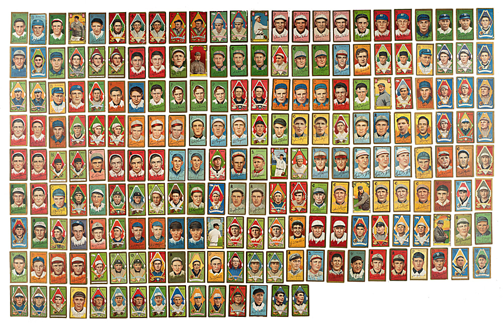 1911 T205 Gold Border Partial Master Set (144/221) Plus 66 Duplicates