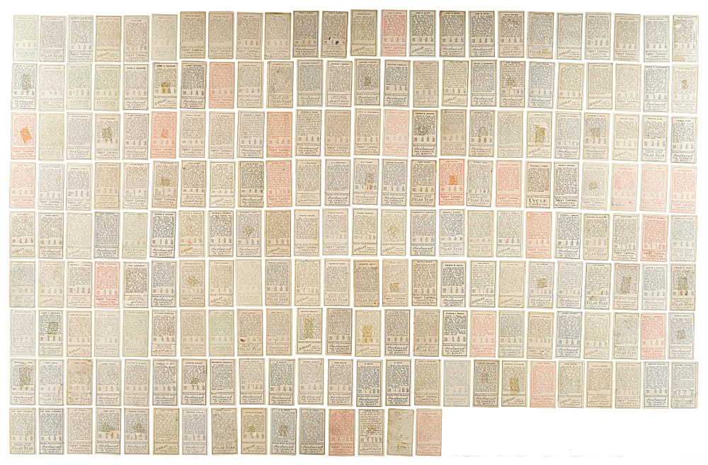 1911 T205 Gold Border Partial Master Set (144/221) Plus 66 Duplicates