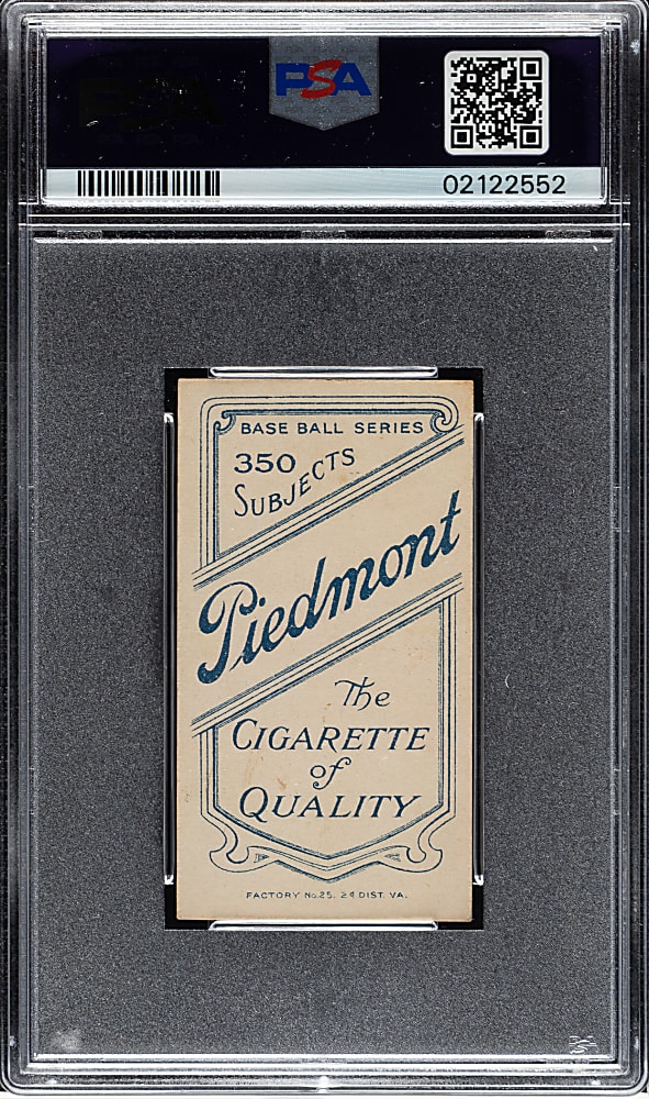 1909-1911 T206 White Border Christy Mathewson White Cap PSA NM 7