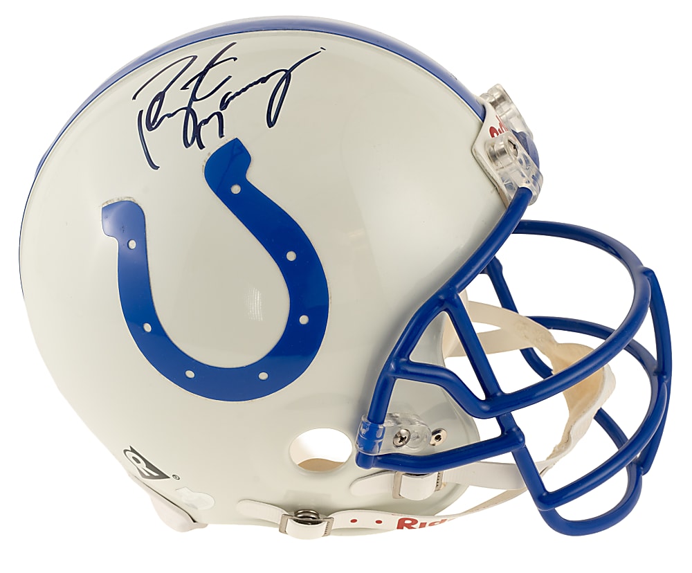 Peyton Manning Signed Indianapolis Colts Helmet - JSA