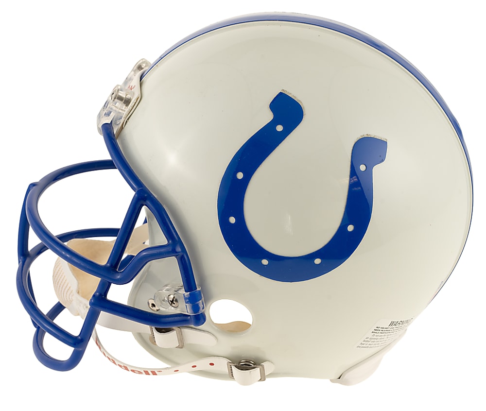 Peyton Manning Signed Indianapolis Colts Helmet - JSA