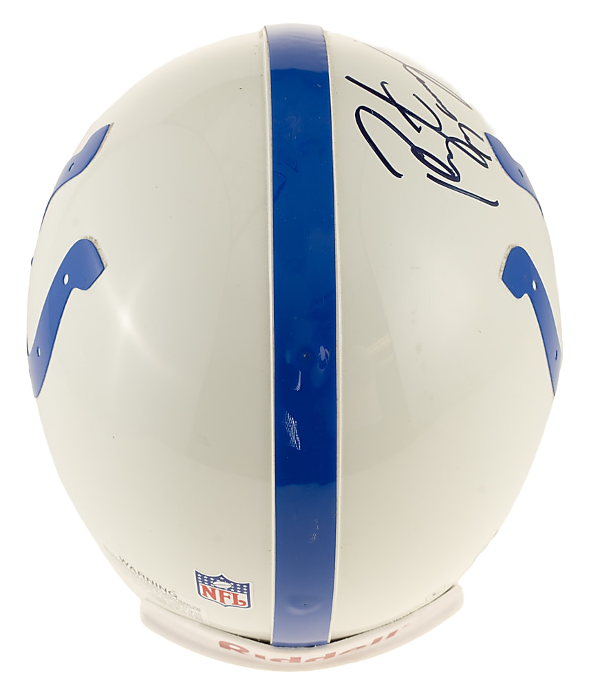 Peyton Manning Signed Indianapolis Colts Helmet - JSA