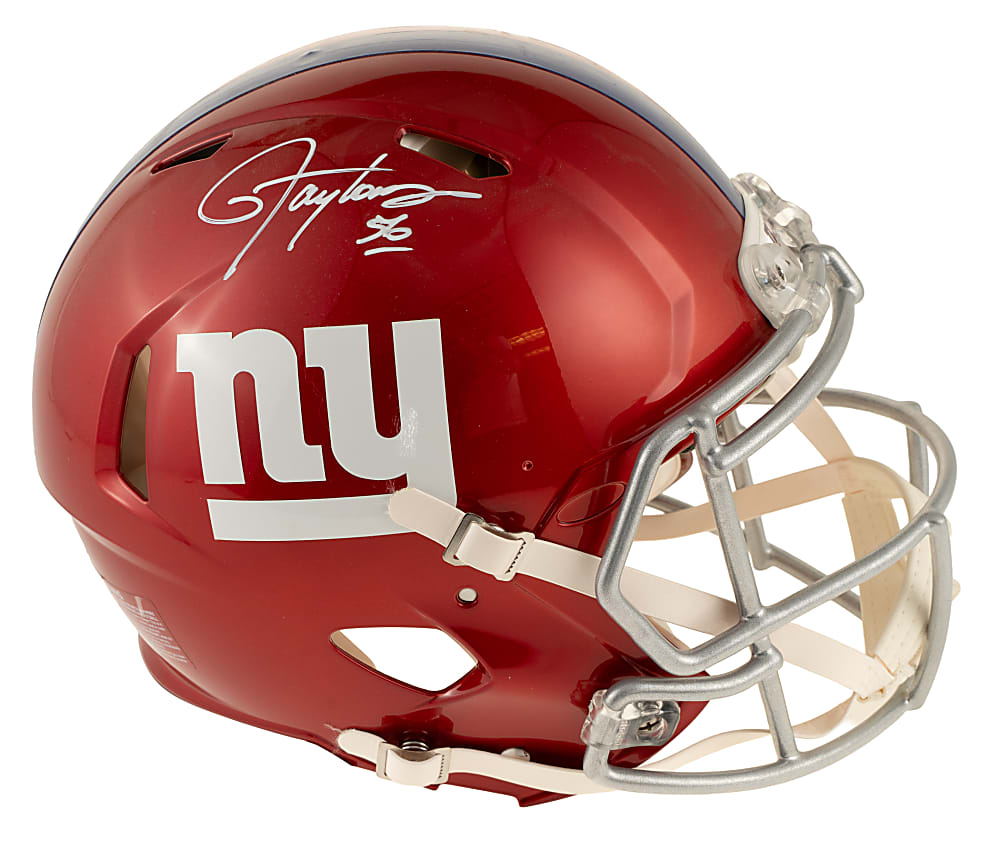 Lawrence Taylor Signed New York Giants Helmet - JSA