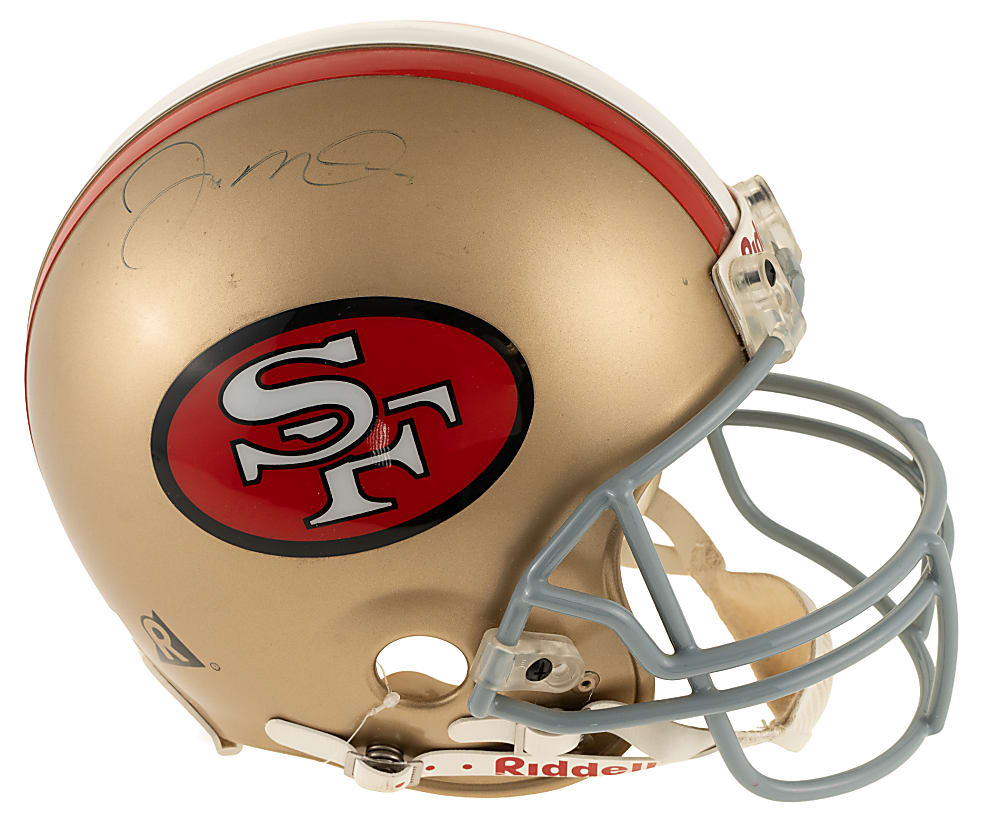 Joe Montana Signed San Francisco 49ers Helmet - JSA