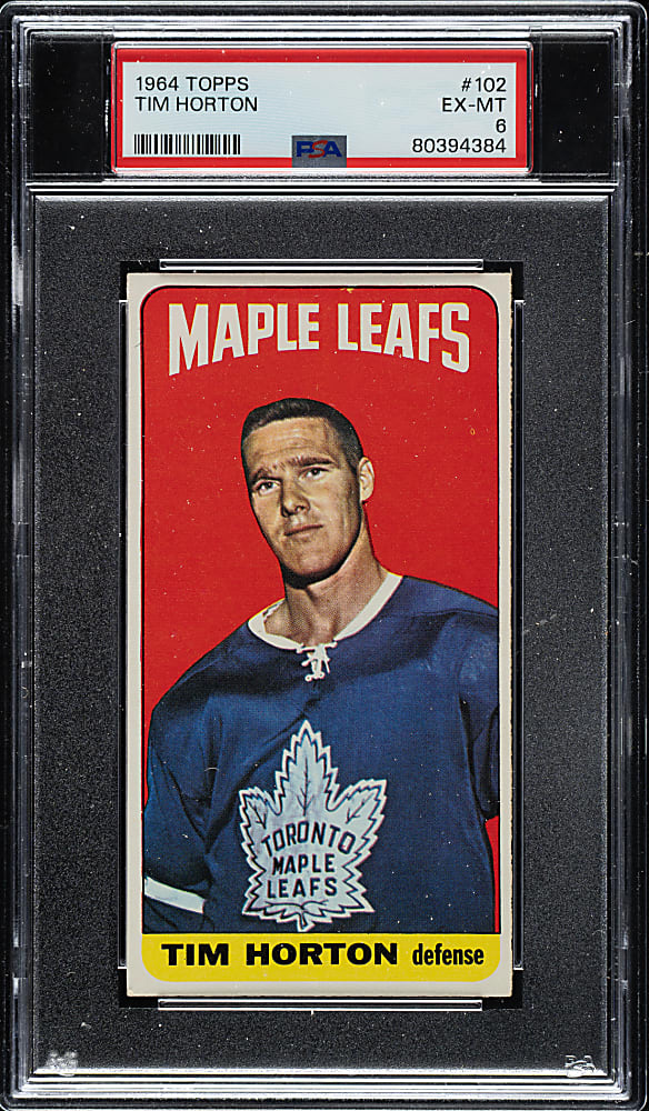 1964-1965 Topps Hockey PSA-Graded Complete Set (110)