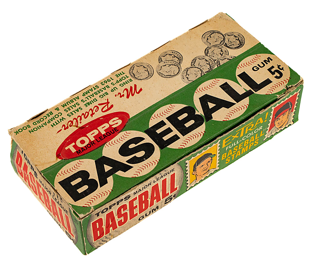 1962 Topps Five-Cent Display Box