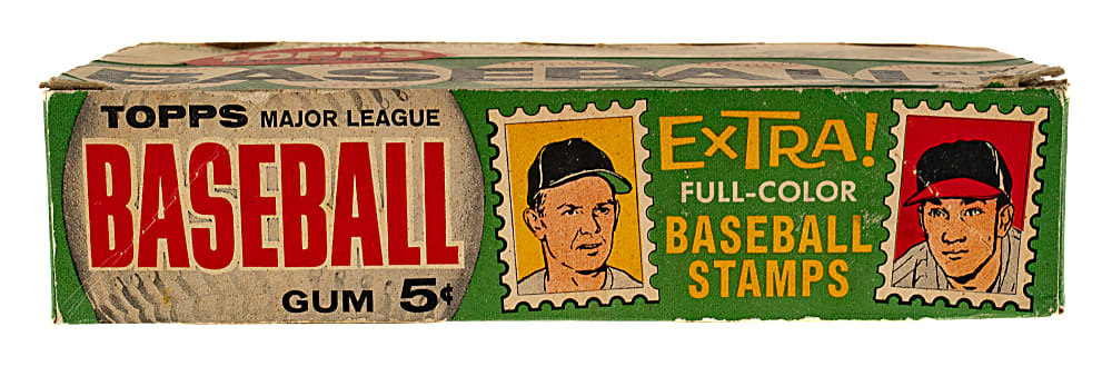 1962 Topps Five-Cent Display Box