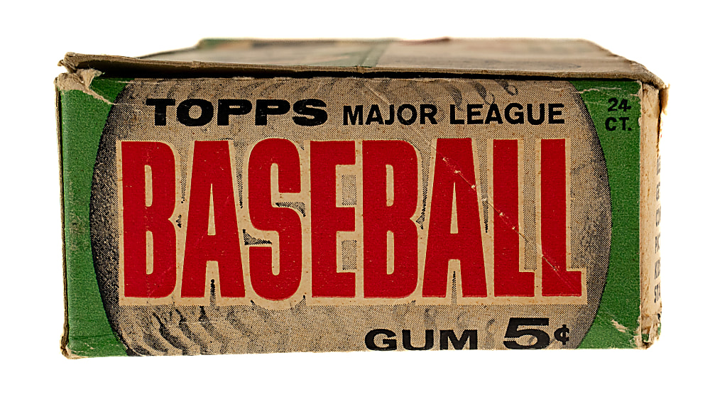 1962 Topps Five-Cent Display Box