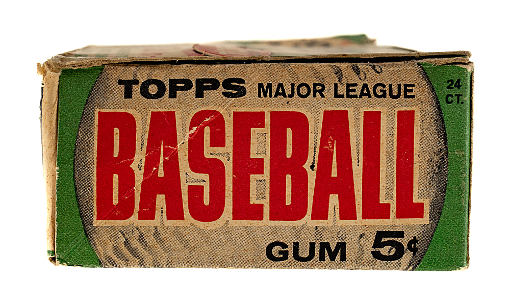 1962 Topps Five-Cent Display Box