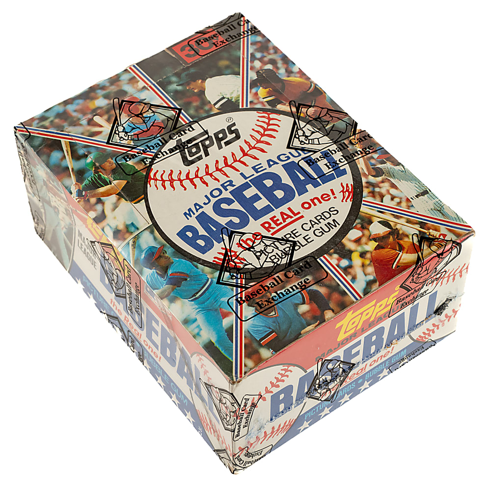1981 Topps Unopened Wax Box (36 Packs) - BBCE