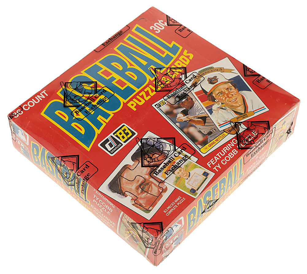 1983 Donruss Unopened Wax Box (36 Packs) - BBCE - From a Sealed Case (FASC)