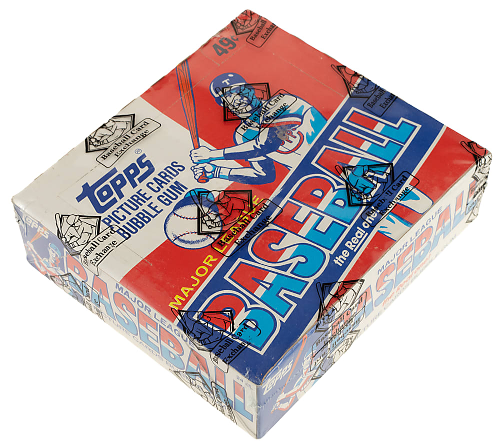 1982 Topps Unopened Cello Box (24 Packs) - From a Sealed Case (FASC)