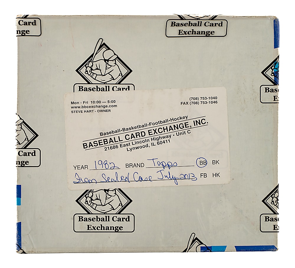1982 Topps Unopened Cello Box (24 Packs) - From a Sealed Case (FASC)