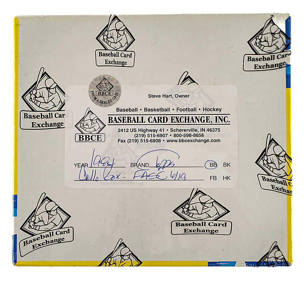 1984 Topps Unopened Cello Box (24 Packs) - BBCE - From a Sealed Case (FASC)