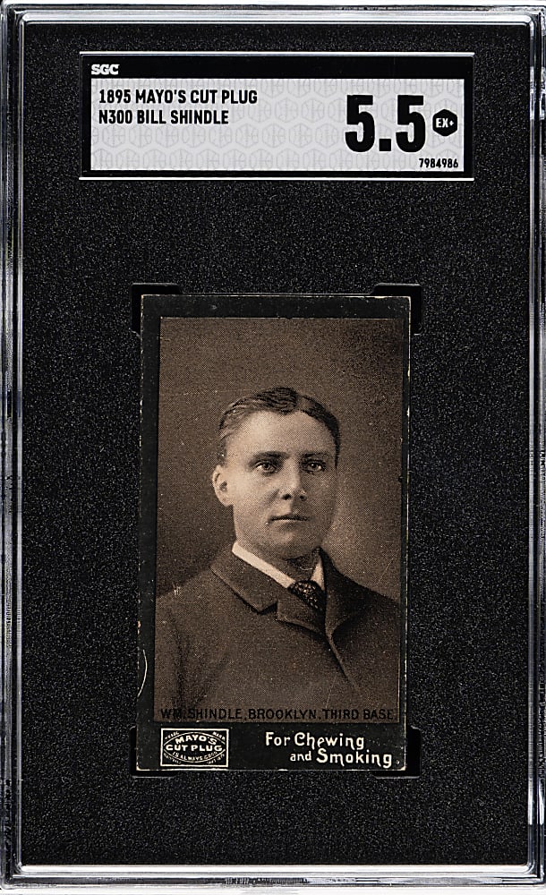 1895 N300 Mayo's Cut Plug Bill Shindle SGC EX+ 5.5 - 1 of 2 - Highest Graded!