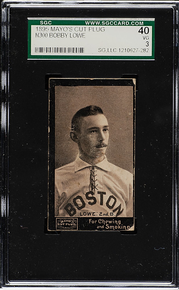 1895 N300 Mayo's Cut Plug Bobby Lowe SGC VG 40